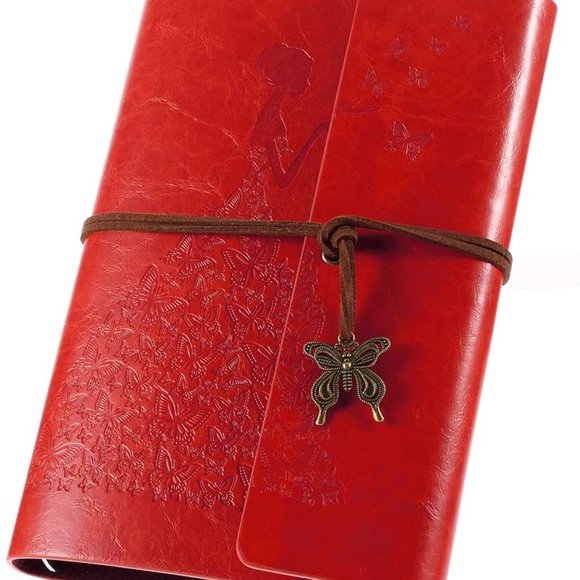 Leather Spiral Bound Vintage Notebook Travel Journal - Picture 2 of 6